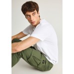 Funky Buddha Ανδρικό Παντελόνι Cargo Χακί