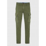 Funky Buddha Ανδρικό Παντελόνι Cargo Χακί