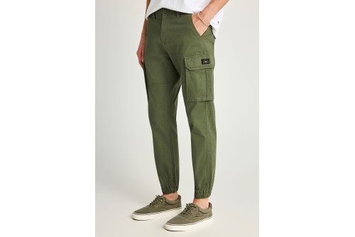 Funky Buddha Cuffed Hem Παντελόνι Cargo Ανδρικό (FBM013-030-02-DEEP-FOREST)