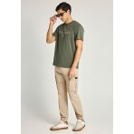 Funky Buddha Ανδρικό Παντελόνι Cargo Μπεζ