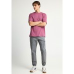 Funky Buddha Ανδρικό Παντελόνι Cargo Γκρι