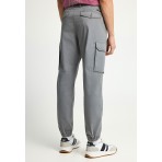 Funky Buddha Ανδρικό Παντελόνι Cargo Γκρι