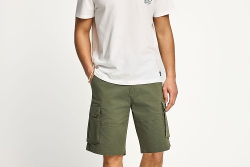 Funky Buddha Ανδρική Βερμούδα Cargo (FBM013-030-03-DEEP-FOREST)