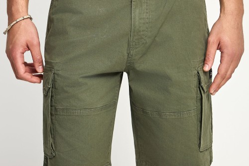 Funky Buddha Ανδρική Βερμούδα Cargo (FBM013-030-03-DEEP-FOREST)
