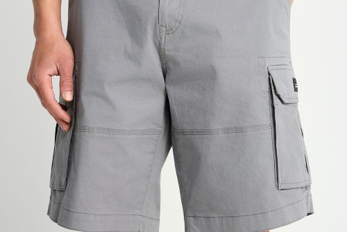 Funky Buddha Ανδρική Βερμούδα Cargo (FBM013-030-03-STEEL-GREY)