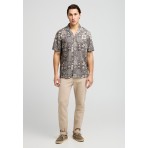 Funky Buddha Ανδρικό Κοντομάνικο Πουκάμισο 