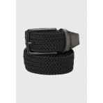 Funky Buddha Ανδρική Ζώνη Μαύρη