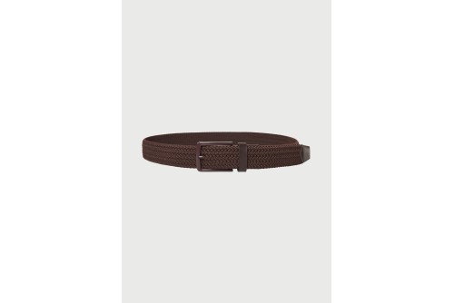 Funky Buddha Canvas Ζώνη Casual (FBM013-031-10-BROWN)