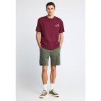 Funky Buddha Ανδρική Βερμούδα Cargo Χακί