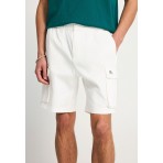 Funky Buddha Ανδρική Βερμούδα Cargo Εκρού