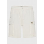 Funky Buddha Ανδρική Βερμούδα Cargo Εκρού