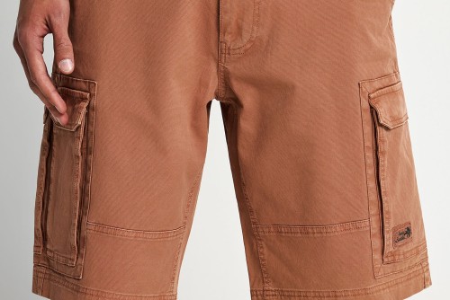 Funky Buddha Ανδρική Βερμούδα Cargo (FBM013-033-03-MOCHA-MOUSSE)