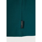 Funky Buddha Ανδρικό Κοντομάνικο T-Shirt Πετρόλ