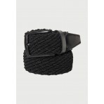 Funky Buddha Ανδρική Ζώνη Μαύρη