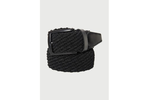 Funky Buddha Canvas Ζώνη Casual (FBM013-033-10-BLACK)