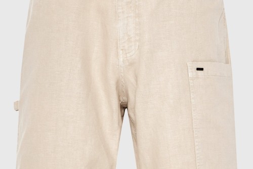 Funky Buddha Ανδρική Βερμούδα Cargo (FBM013-035-03-CLOUD-CREAM)