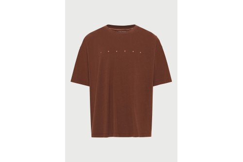 Funky Buddha Oversized Print T-Shirt Ανδρικό (FBM013-039-04-BRUNETTE)