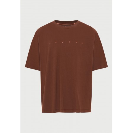 Funky Buddha Ανδρικό Κοντομάνικο T-Shirt Καφέ