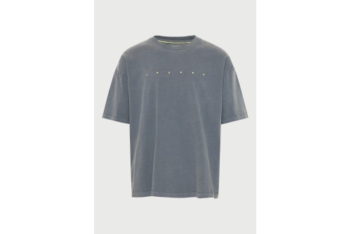 Funky Buddha Print On The Back T-Shirt Ανδρικό (FBM013-039-04-DK-GREY)