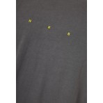 Funky Buddha Ανδρικό Κοντομάνικο T-Shirt Γκρι Σκούρο