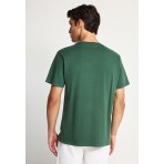 Funky Buddha Ανδρικό Κοντομάνικο T-Shirt Πράσινο