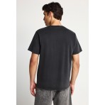 Funky Buddha Ανδρικό Κοντομάνικο T-Shirt Μαύρο