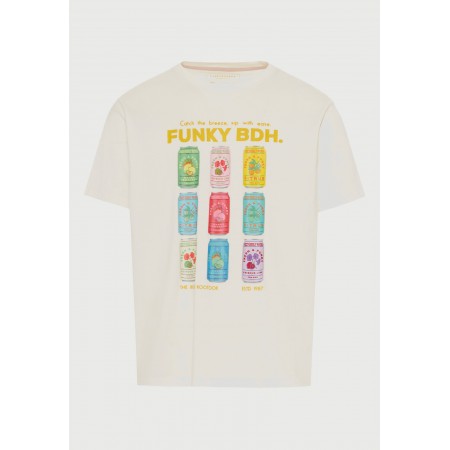 Funky Buddha Ανδρική Μπλούζα Κοντό Μανίκι Και Τύπωμα 