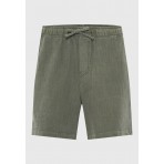 Funky Buddha Ανδρική Βερμούδα Chino Χακί