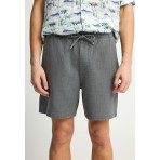 Funky Buddha Ανδρική Βερμούδα Chino Γκρι Σκούρο