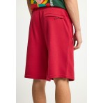 Funky Buddha Ανδρική Αθλητική Βερμούδα Κόκκινη