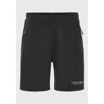 Funky Buddha Ανδρική Αθλητική Βερμούδα Μαύρη