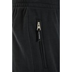 Funky Buddha Ανδρική Αθλητική Βερμούδα Μαύρη