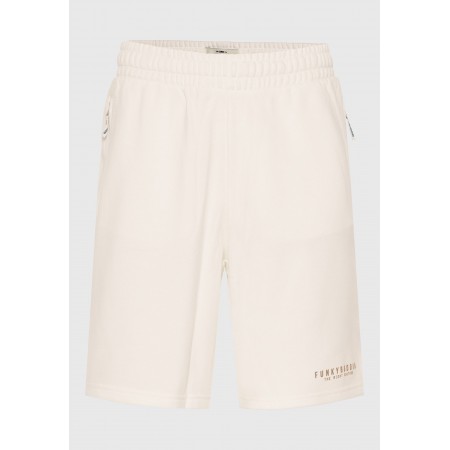 Funky Buddha Ανδρική Αθλητική Βερμούδα Μπεζ