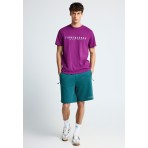 Funky Buddha Ανδρική Αθλητική Βερμούδα Πετρόλ