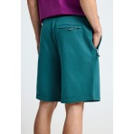 Funky Buddha Ανδρική Αθλητική Βερμούδα Πετρόλ