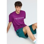 Funky Buddha Ανδρική Αθλητική Βερμούδα Πετρόλ