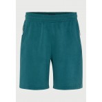 Funky Buddha Ανδρική Αθλητική Βερμούδα Πετρόλ