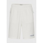 Funky Buddha Ανδρική Αθλητική Βερμούδα Εκρού