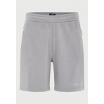 Funky Buddha Ανδρική Αθλητική Βερμούδα Γκρι