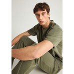 Funky Buddha Ανδρικό Αθλητικό Παντελόνι Φόρμας Χακί