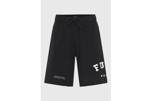 Funky Buddha Printed Logo Βερμούδα Αθλητική Ανδρική (FBM013-051-03-BLACK)