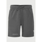 Funky Buddha Ανδρική Αθλητική Βερμούδα Γκρι Σκούρο