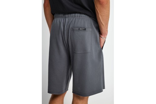Funky Buddha Printed Logo Βερμούδα Αθλητική Ανδρική (FBM013-051-03-DK-GREY)
