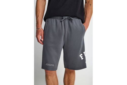 Funky Buddha Printed Logo Βερμούδα Αθλητική Ανδρική (FBM013-051-03-DK-GREY)