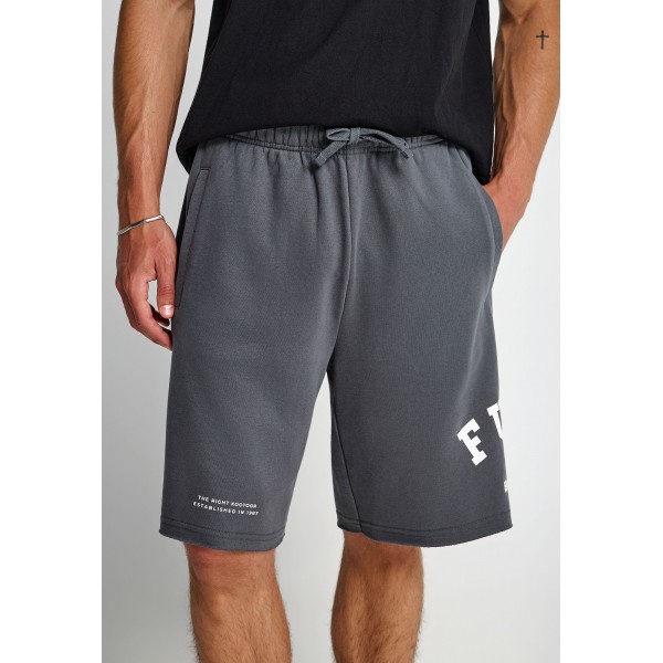 Funky Buddha Printed Logo Βερμούδα Αθλητική Ανδρική (FBM013-051-03-DK-GREY)