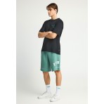 Funky Buddha Ανδρική Αθλητική Βερμούδα Τυρκουάζ