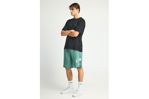 Funky Buddha Printed Logo Βερμούδα Αθλητική Ανδρική (FBM013-051-03-GREEN-LAKE)
