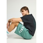 Funky Buddha Ανδρική Αθλητική Βερμούδα Τυρκουάζ