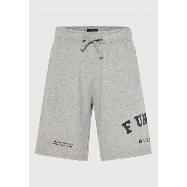 Funky Buddha Ανδρική Αθλητική Βερμούδα (FBM013-051-03-GREY-MEL)