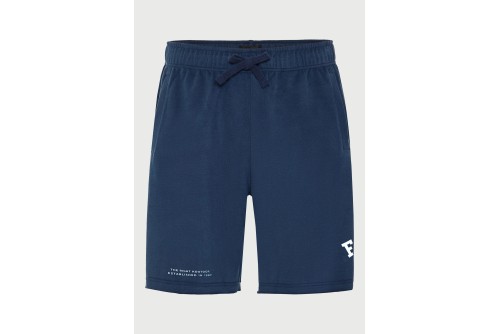 Funky Buddha Printed Logo Βερμούδα Αθλητική Ανδρική (FBM013-051-03-MIDNIGHT-BLUE)